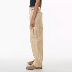 TNA (Aritzia) Beige Cargo Pants